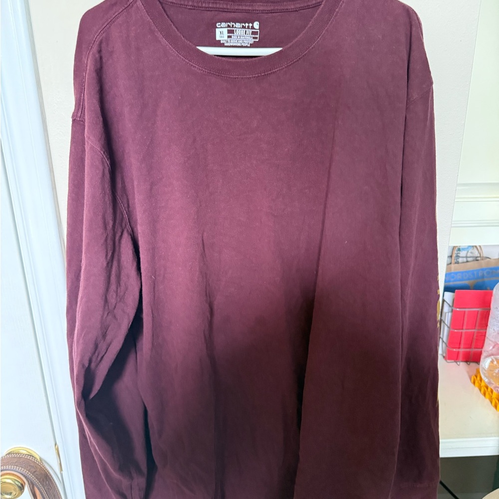 Carhartt Burgundy Loose Fit Shirt